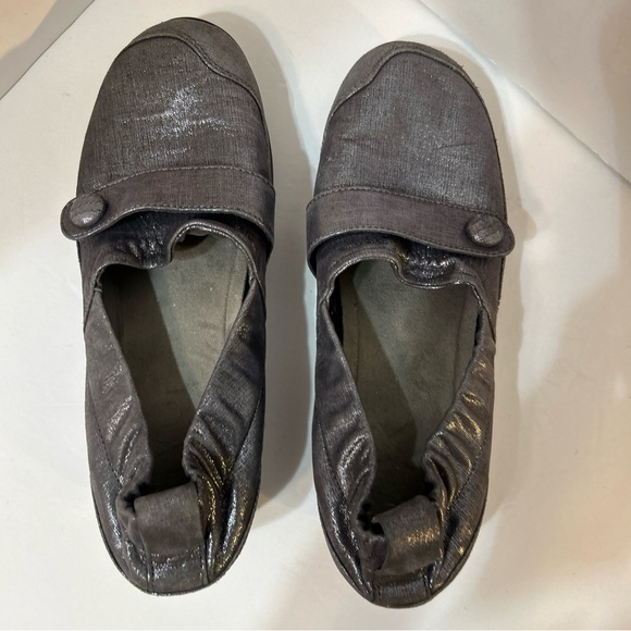 Dansko Shoes Size 40 Pewter Shimmer Leather Upper Style# 2711970200 Carol - Picture 4 of 14